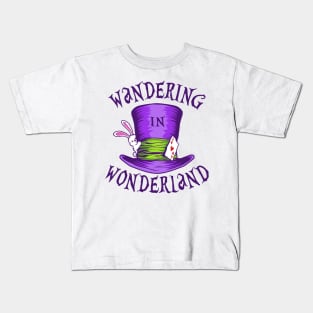 Wandering In Wonderland Kids T-Shirt